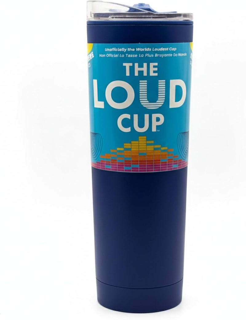 Loud Cup The LoudCup Reusable Water Bottle – 2-in-1 Travel Tumbler & Noisemaker – BPA-Free, Blow Horn & Cup with Slide Lid – Perfect for Sports Events, Game Day, Tailgating & Parties - Image 1